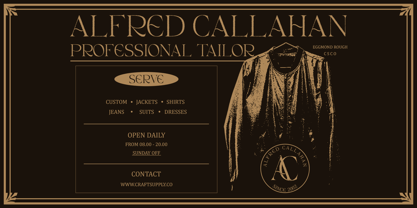 Egmond Rough Font Poster 4