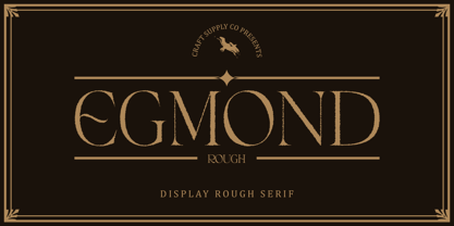 Egmond Rough Font Poster 1