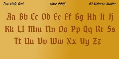 Raven Clave Font Poster 3
