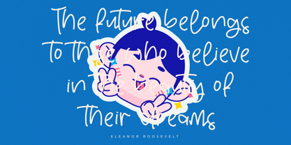 Stickers History Font Poster 3