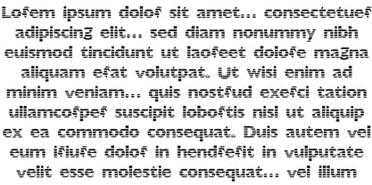 Diagonalalley Font Poster 3