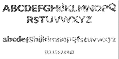 Diagonalalley Font Poster 10