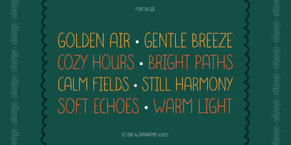 EZ Emberlyn Font Poster 5