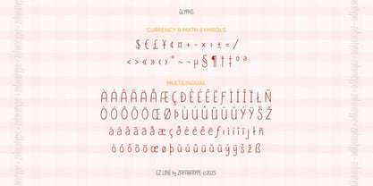 EZ Emberlyn Font Poster 4