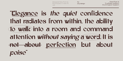 Rorane Font Poster 7