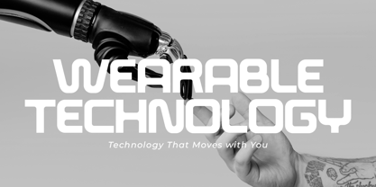 Genius Techno Font Poster 5