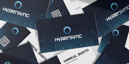 Genius Techno Font Poster 7