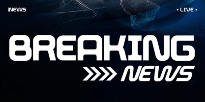 Genius Techno Font Poster 6