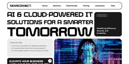 Genius Techno Font Poster 3