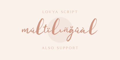 Lovya Font Poster 4
