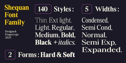 Shequan Soft Font Poster 2