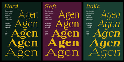 Shequan Soft Font Poster 13