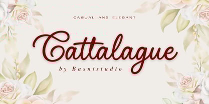 Cattalague Font Poster 1