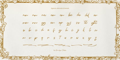 Karmically Font Poster 12