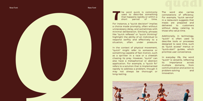 Quadline Font Poster 12