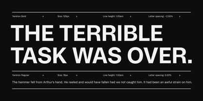 Yankton Font Poster 15