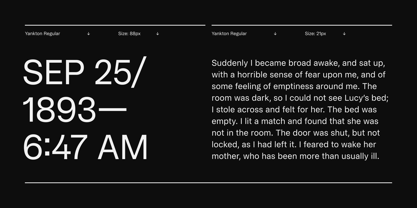 Yankton Font Poster 4