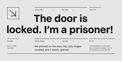 Yankton Font Poster 5