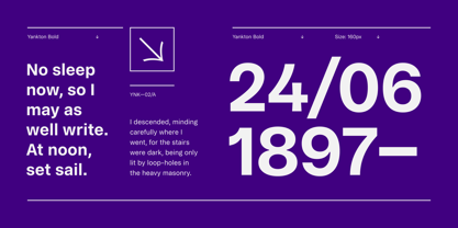 Yankton Font Poster 13