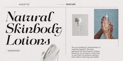 Flowsky Font Poster 13