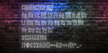 Glowmara Font Poster 5