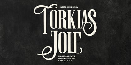 MC Torkias Jole Font Poster 1