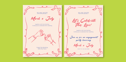 Jichelo Rosela Font Poster 9