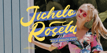Jichelo Rosela Font Poster 1