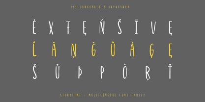 Storytime Font Poster 2