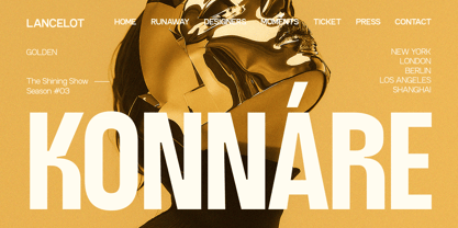 TRT Lancelot Font Poster 5