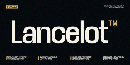 TRT Lancelot Font Poster 1