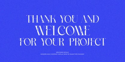 Brivonne Royale Font Poster 12