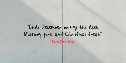 Back to christmas Font Poster 3