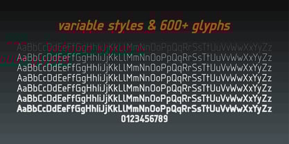 Pilatus Variable Font Poster 7