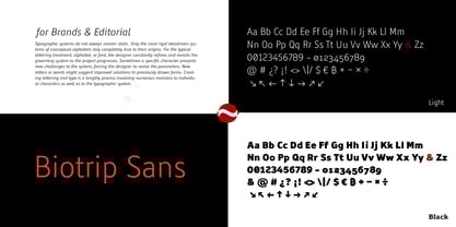 Biotrip Sans Font Poster 11