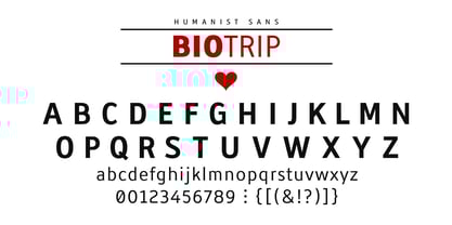 Biotrip Sans Font Poster 13