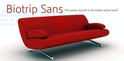 Biotrip Sans Font Poster 7