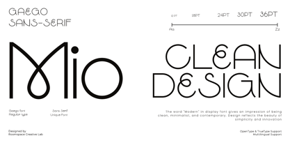 Gaego Font Poster 11