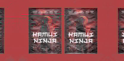 Kurozen Font Poster 3