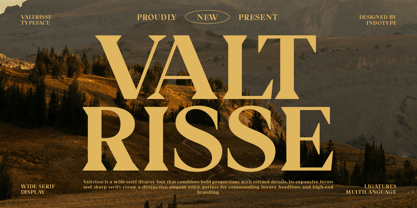 IT Valtrisse Font Poster 1