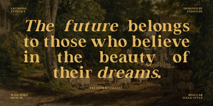 IT Valtrisse Font Poster 3