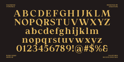 IT Valtrisse Font Poster 5