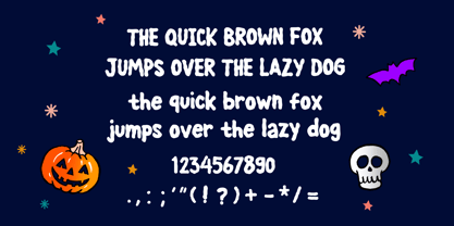 Spooky House Font Poster 4