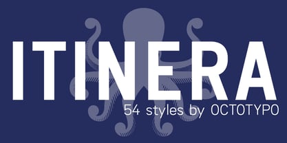 Itinera Font Poster 1