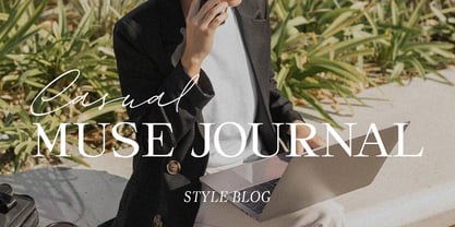 Rosaline La Couture Duo Font Poster 12