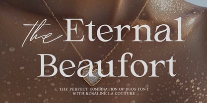 Rosaline La Couture Duo Font Poster 11