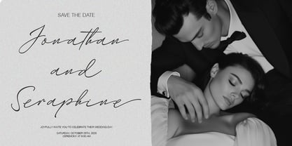 Rosaline La Couture Duo Font Poster 4