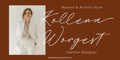 Rosaline La Couture Duo Font Poster 8