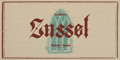 Zussel Font Poster 1