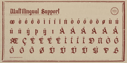 Zussel Font Poster 12